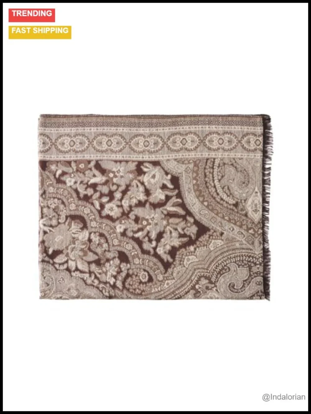 Elegant Long Shawl Scarf for Women - Lightweight Viscose from Bamboo